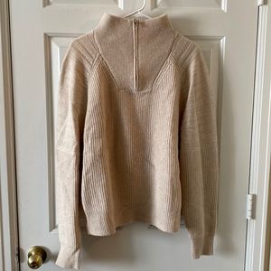 Frank & Oak Quarter Zip sweater